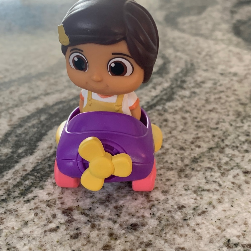 Cocomelon Purple and Yellow Toy Car‎ with Figure